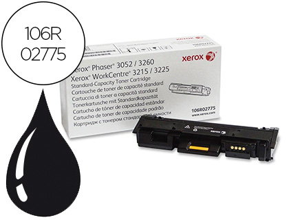 TONER XEROX PHASER 3260 WORK CENTER 3225 NEGRO 1500 PAGINAS