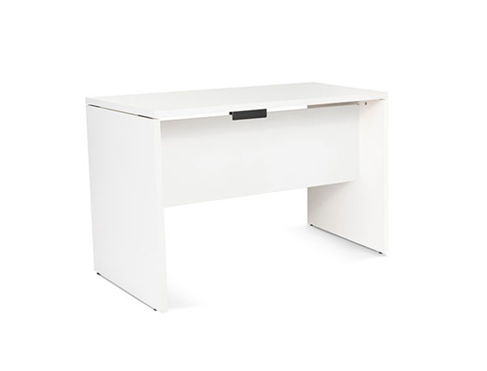 MESA OFICINA ROCADA SERIE WORK 120X60 CM ACABADO AW04 BLANCO/BLANCO