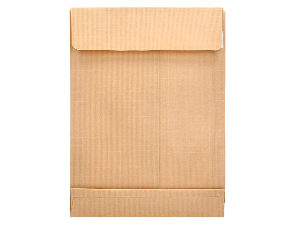 SOBRE LIDERPAPEL BOLSA FUELLE KRAFT 250X353X30 MM SOLAPA TIRA DE SILICONA PAPEL 120GR CAJADE 50 UNIDADES