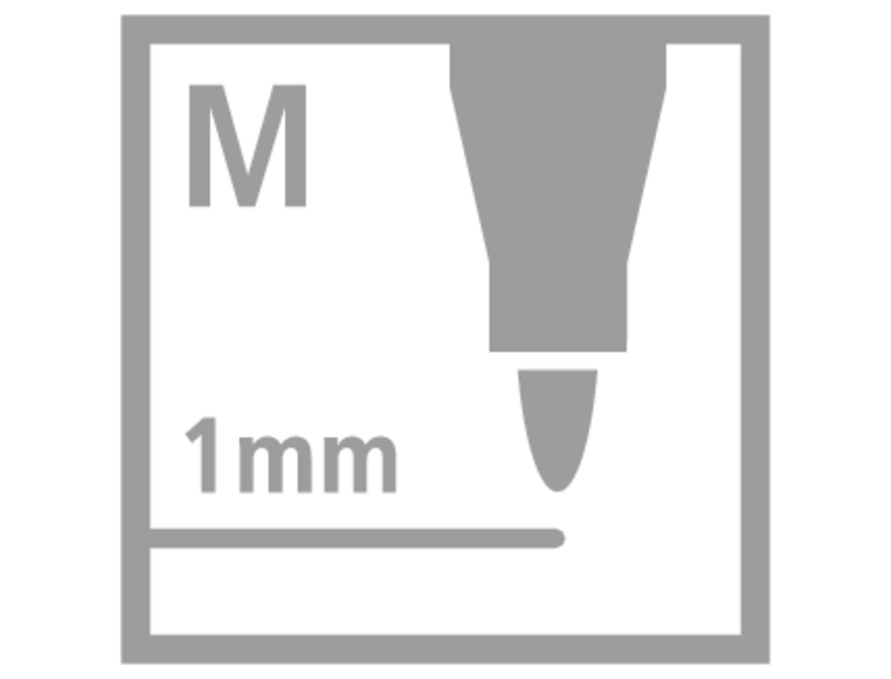 ROTULADOR STABILO ACUARELABLE PEN 68 PURPURA PUNTA GRUESA 1MM