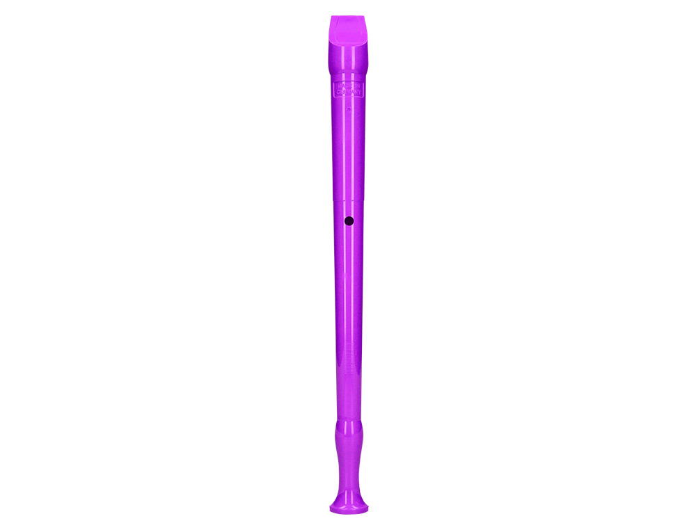 FLAUTA HOHNER 9508 COLOR VIOLETA FUNDA VERDE Y TRANSPARENTE