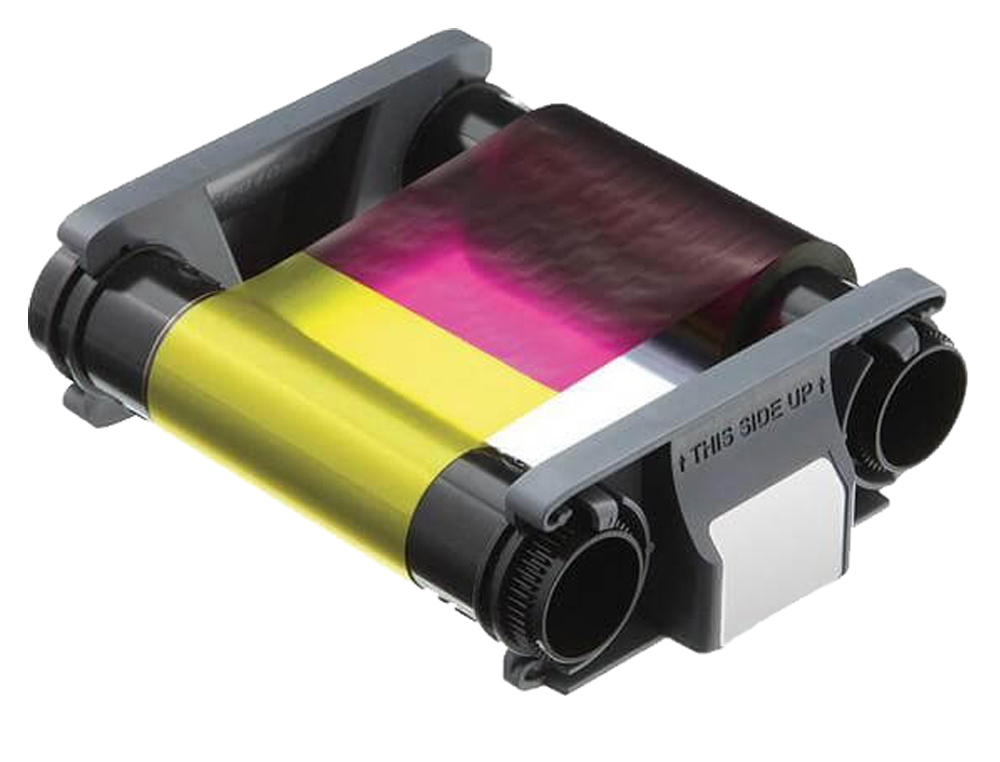 PACK DE CONSUMIBLE PARA IMPRESORA BADGY 100 IMPRESIONES CON CINTA COLOR Y 100 TARJETAS