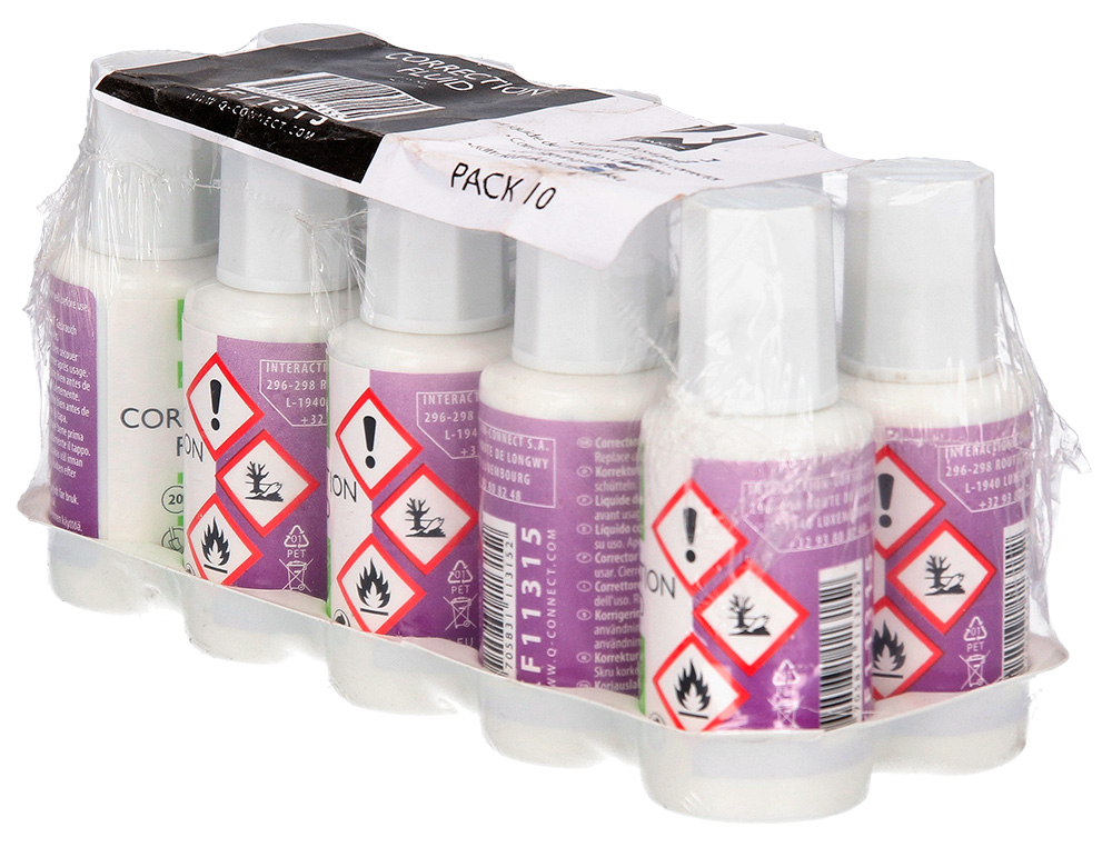 CORRECTOR Q-CONNECT APLICADOR ESPUMA BOTE 20 ML