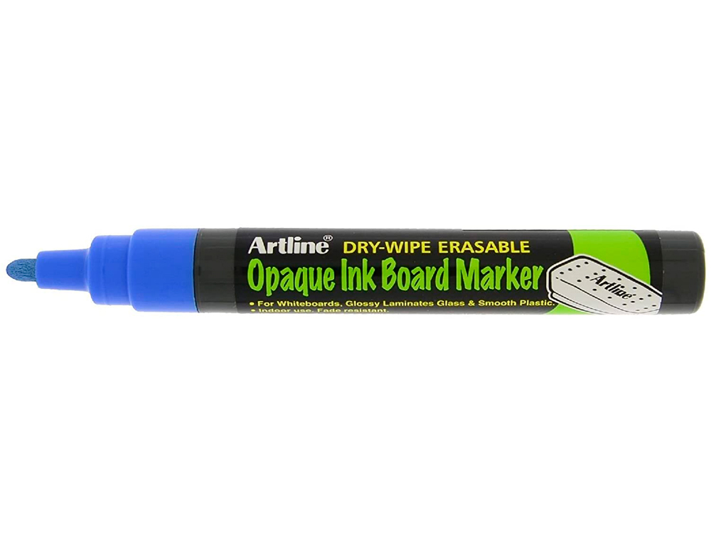 ROTULADOR ARTLINE PIZARRA EPD-4 COLOR AZUL OPAQUE INK BOARD PUNTA REDONDA 2 MM