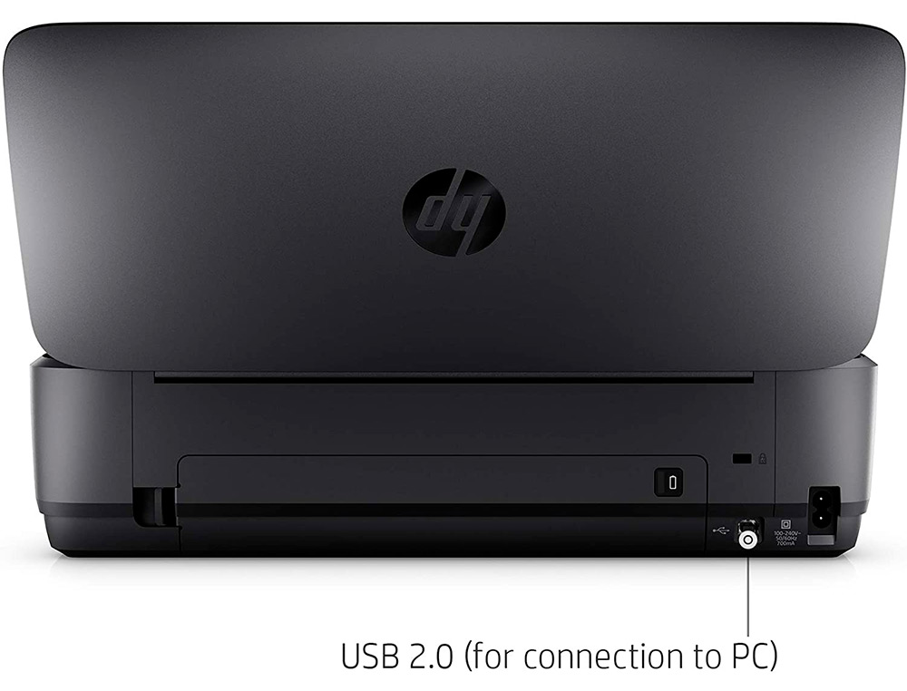 EQUIPO MULTIFUNCION PORTATIL HP OFFICEJET 250 WIFI 4800X1200 TINTA 10 PPM NEGRO 7 COLOR PPM ESCANER COPIADORA