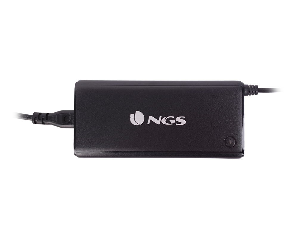 ADAPTADOR DE CORRIENTE NGS MANUAL LAPTOP 90W CON 11 ADAPTADORES