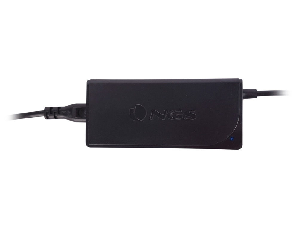 ADAPTADOR DE CORRIENTE NGS AUTOMATIC 90W CON 9 ADAPTADORES Y SALIDA USB 2A