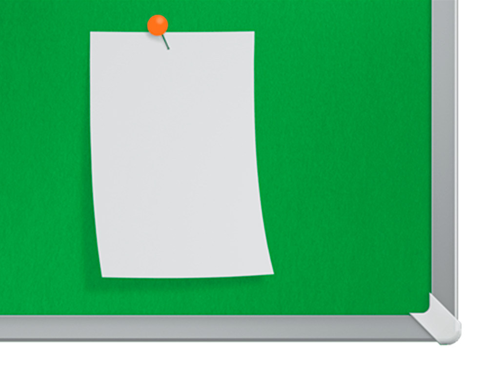 TABLERO DE ANUNCIOS NOBO IMPRESSION PRO FIELTRO VERDE FORMATO PANORAMICO 40