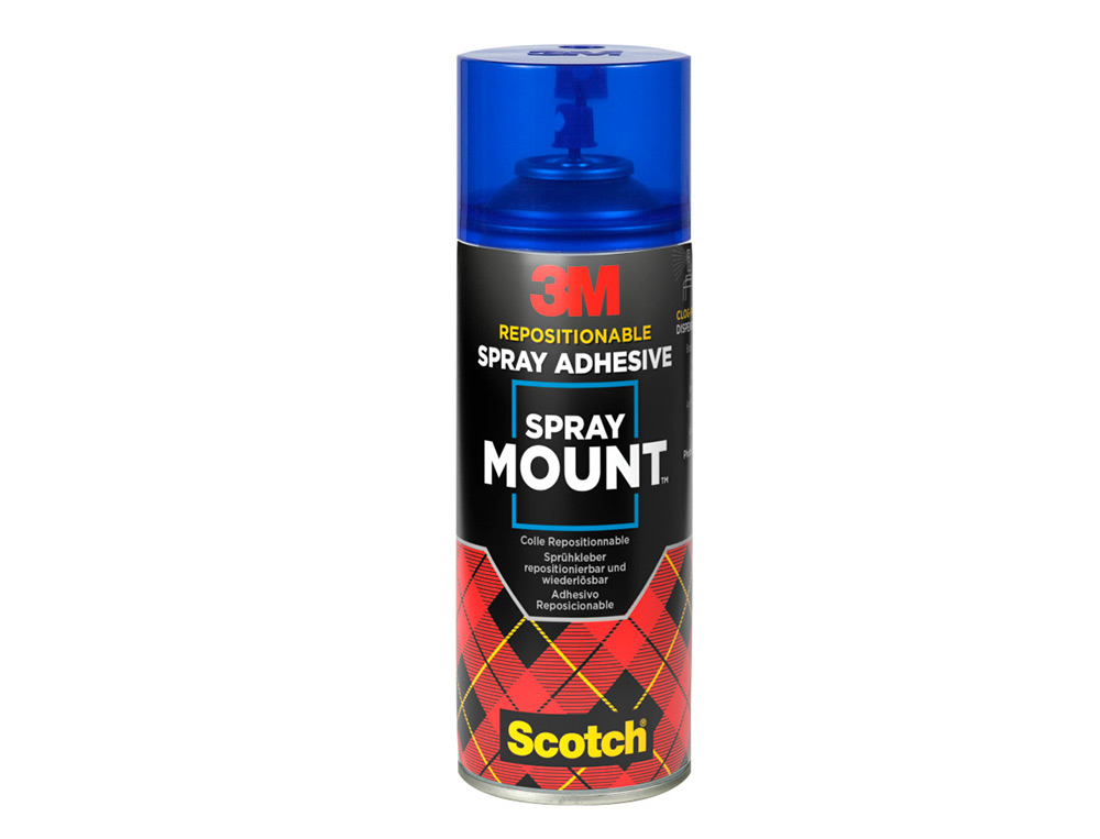 PEGAMENTO 3M SPRAY MOUNT ADHESIVO REPOSICIONABLE BOTE DE 400 ML