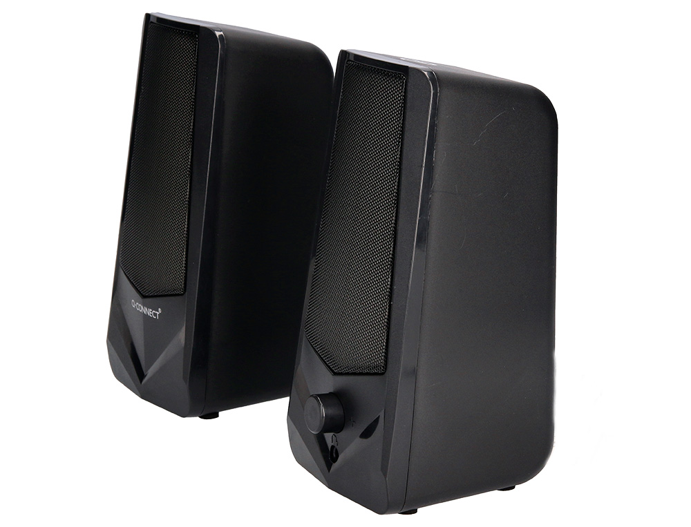 ALTAVOCES Q-CONNECT BLUETOOTH CON ILUMINACIN RGB POT ENCIA MAXIMA 2X3W CONTROL DE VOLUMEN COLOR NEGRO