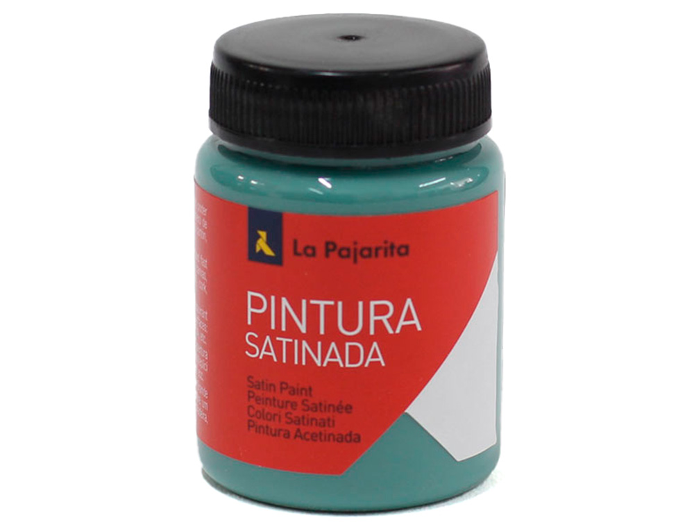 PINTURA LATEX LA PAJARITA SATINADA L-39 BOTE 35 ML VERDE JADE