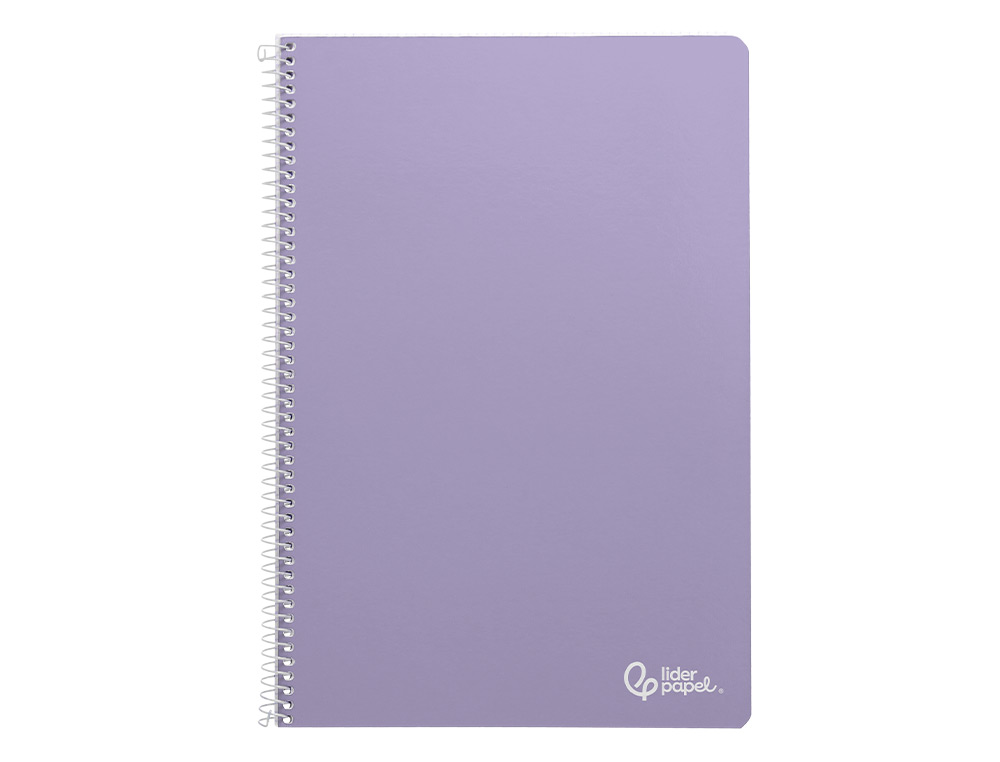 CUADERNO ESPIRAL LIDERPAPEL A4 SMART TAPA BLANDA 80H 75GR MILIMETRADO 2MM COLORES SURTIDOS
