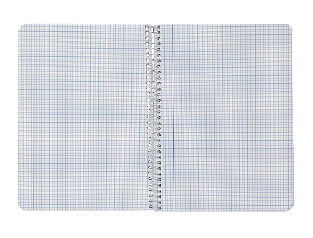 CUADERNO ESPIRAL LIDERPAPEL A4 SMART TAPA BLANDA 80H 75GR MILIMETRADO 2MM COLORES SURTIDOS
