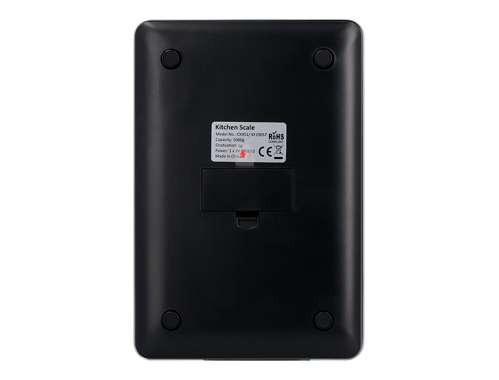 BASCULA PRECISION Q-CONNECT DIGITAL CON PANTALLA LCD PRECISION 1 GR CAPACIDAD DE 5 GR A 5 KG 200X135X16MM