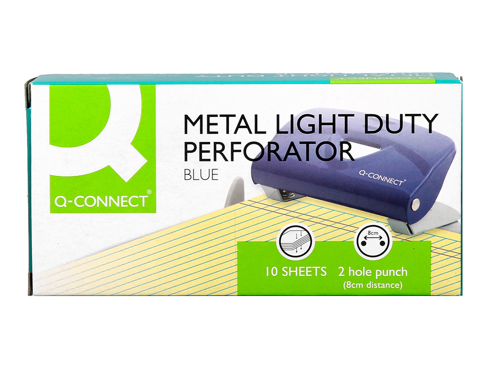 TALADRADOR Q-CONNECT KF14215 AZUL ABERTURA 1 MM CAPACIDAD 10 HOJAS