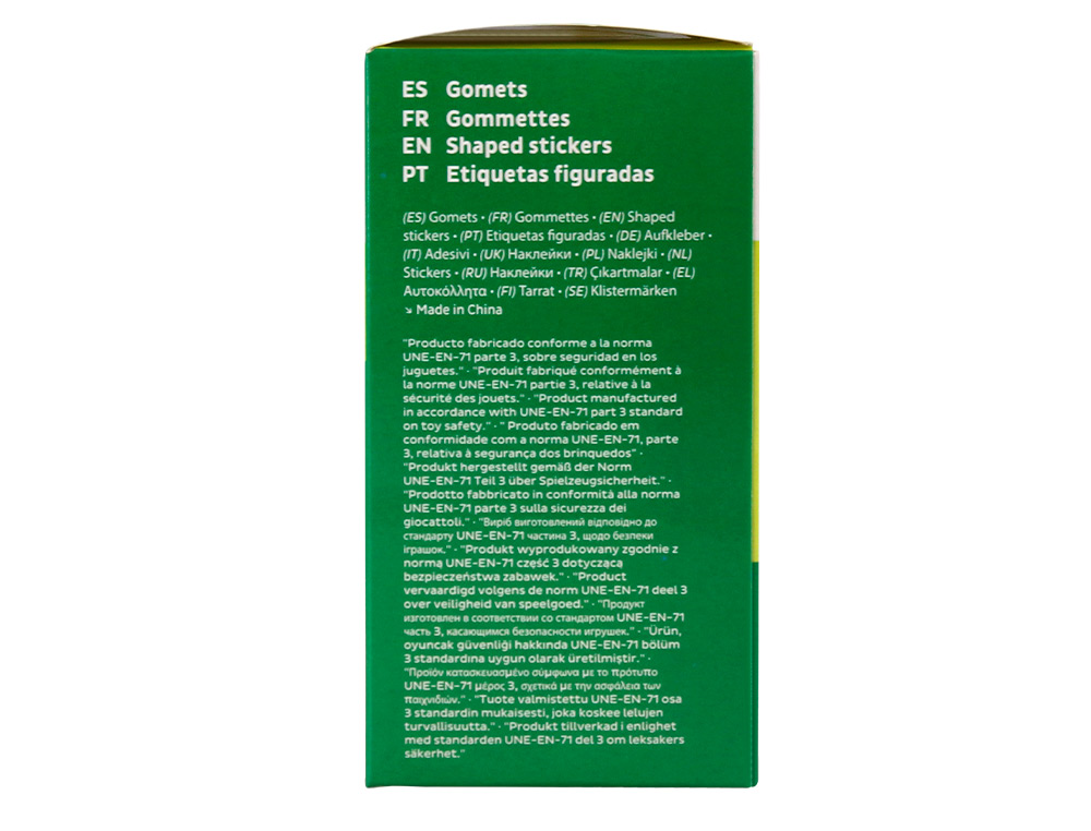 GOMETS LIDERPAPEL AUTOADHESIVO REDONDO ABECEDARIO 20 MM COLORES SURTIDOS ROLLO DE 1000 UNIDADES EN CAJA DE CARTON