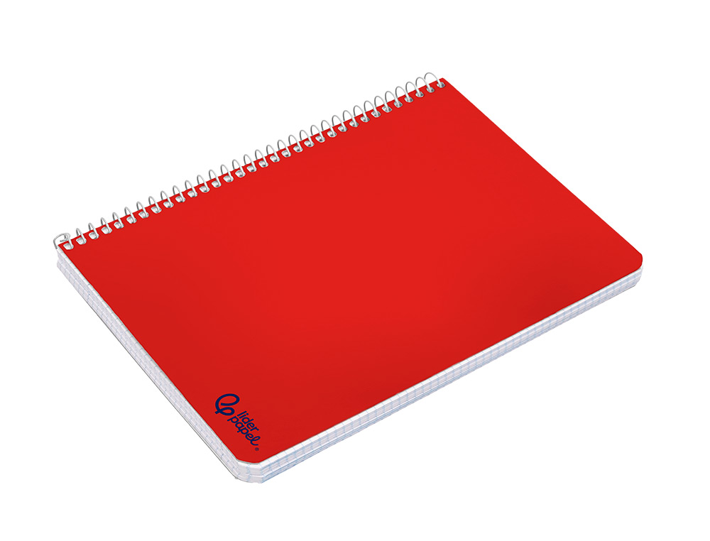 CUADERNO ESPIRAL LIDERPAPEL A5 SMART TAPA BLANDA 80H 75GR PAUTA 3,5MM CON MARGEN COLORES SURTIDOS