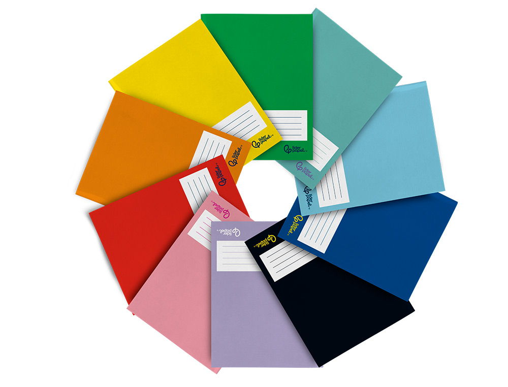 LIBRETA LIDERPAPEL SMART A5 PLUS 48 HOJAS 75G/M2 CUADRO 4MM CON MARGEN COLORES SURTIDO