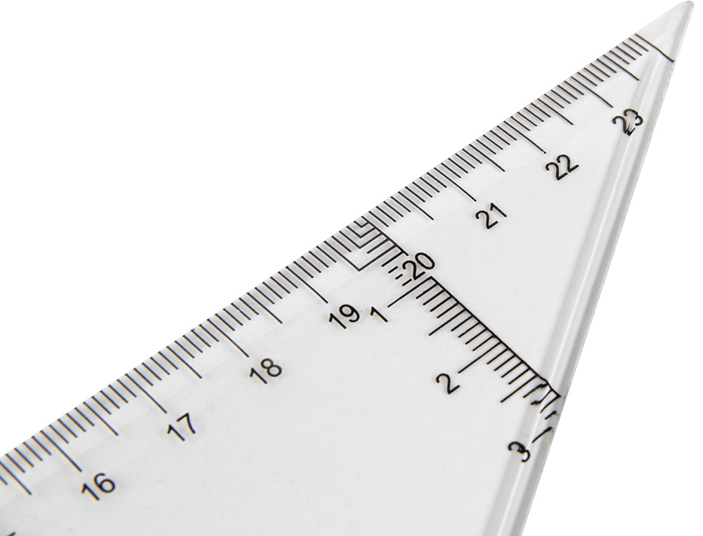 CARTABON LIDERPAPEL 25 CM PLASTICO CRISTAL