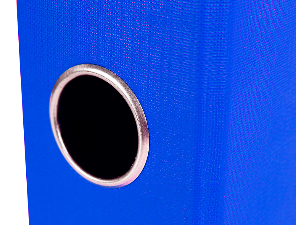 MODULO LIDERPAPEL 3 ARCHIVADORES FOLIO 2 ANILLAS MIXTAS 40MM AZUL