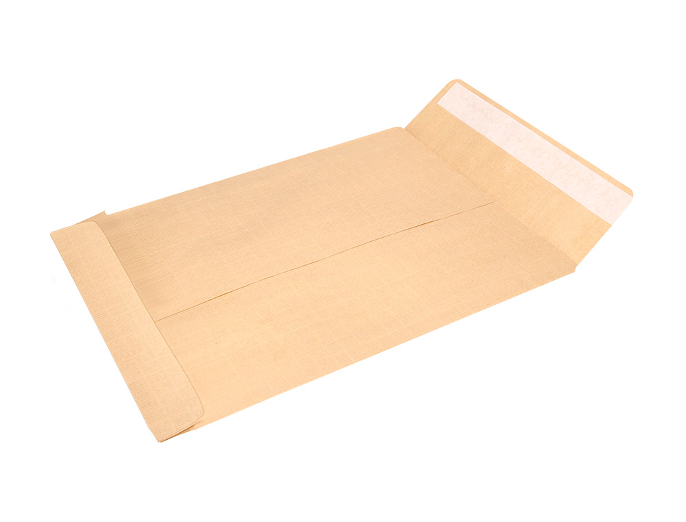 SOBRE LIDERPAPEL BOLSA N.7 KRAFT DIN C4 229X324 MM TIRA DE SILICONA CAJA DE 250 UNIDADES
