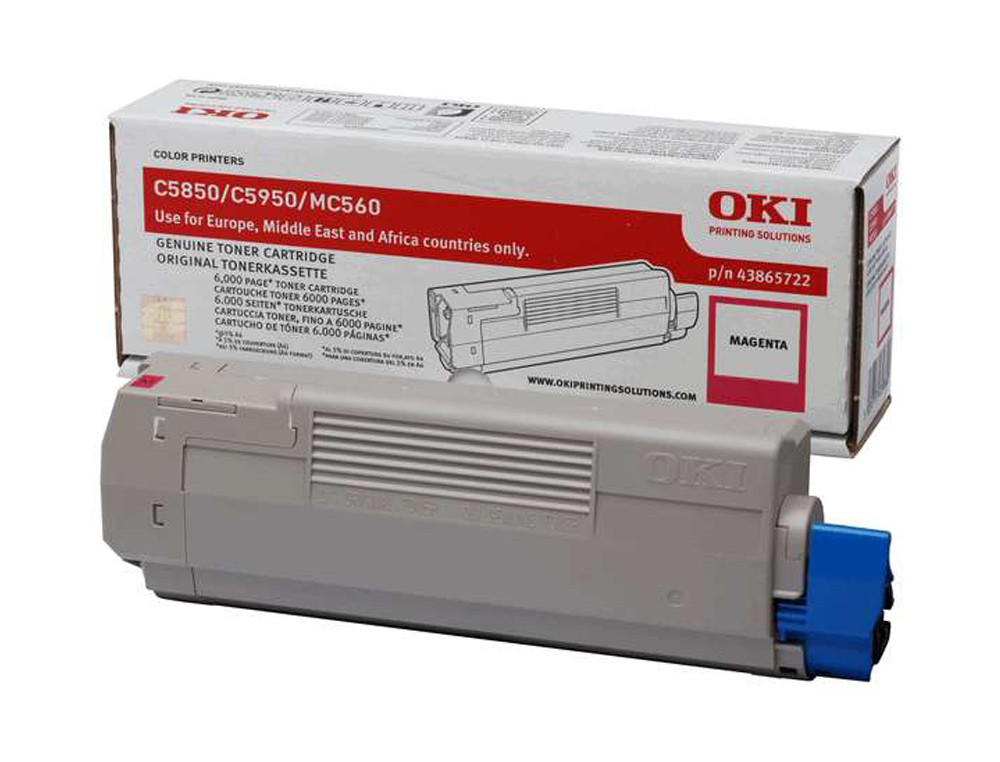 TONER OKI C5850/5950/MC560 MAGENTA -6000PAG- TYPE C11