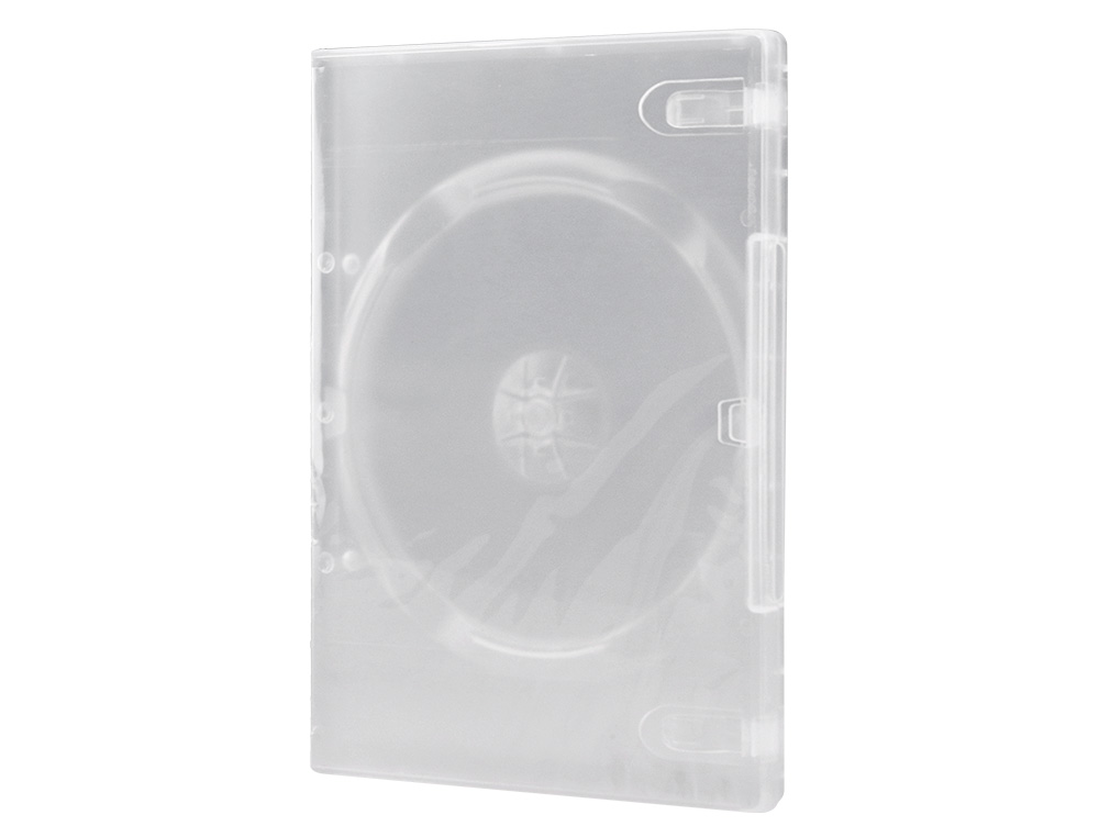 CAJA DVD Q-CONNECT TRANSPARENTE PACK DE 5 UNIDADES