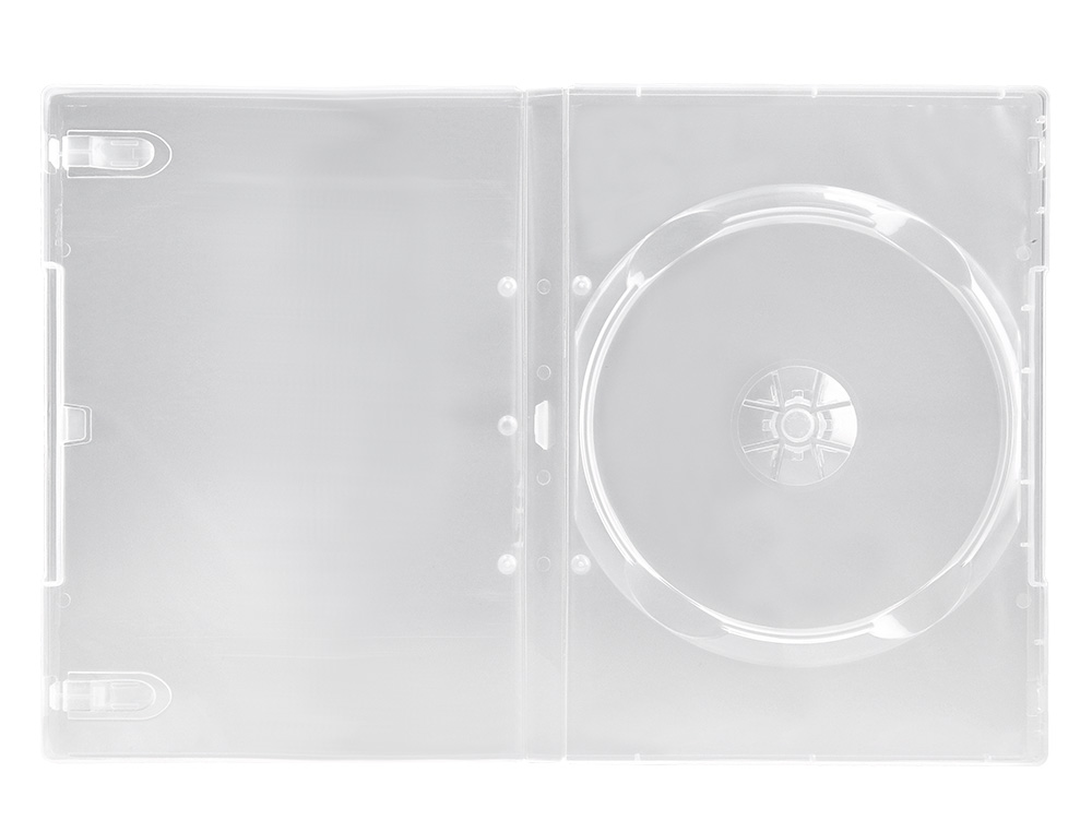 CAJA DVD Q-CONNECT TRANSPARENTE PACK DE 5 UNIDADES