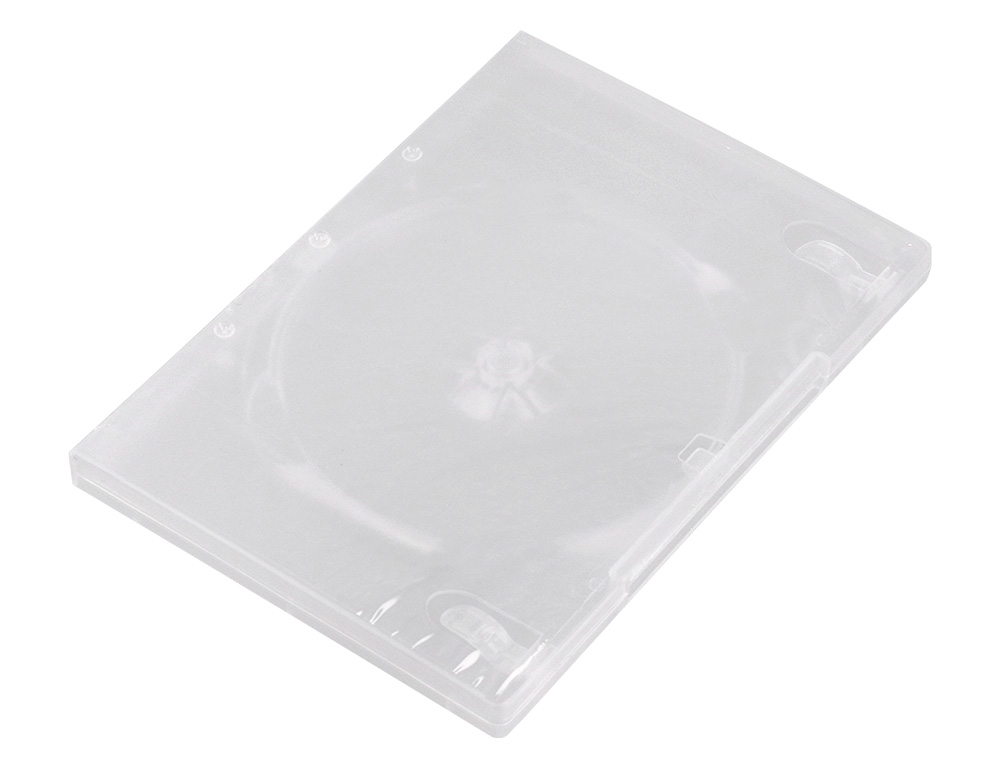 CAJA DVD Q-CONNECT TRANSPARENTE PACK DE 5 UNIDADES