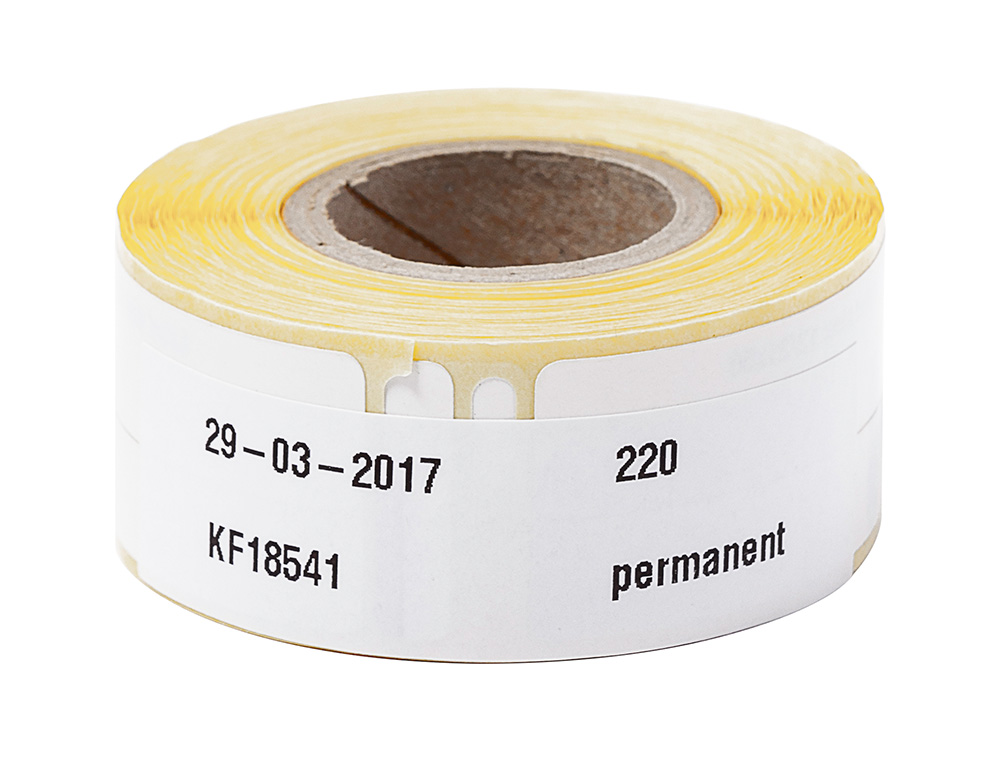 ETIQUETA ADHESIVA Q-CONNECT KF18541 COMPATIBLE DYMO 99017 TAMAÑO 50X12 MM CAJA CON 220 ETIQUETAS