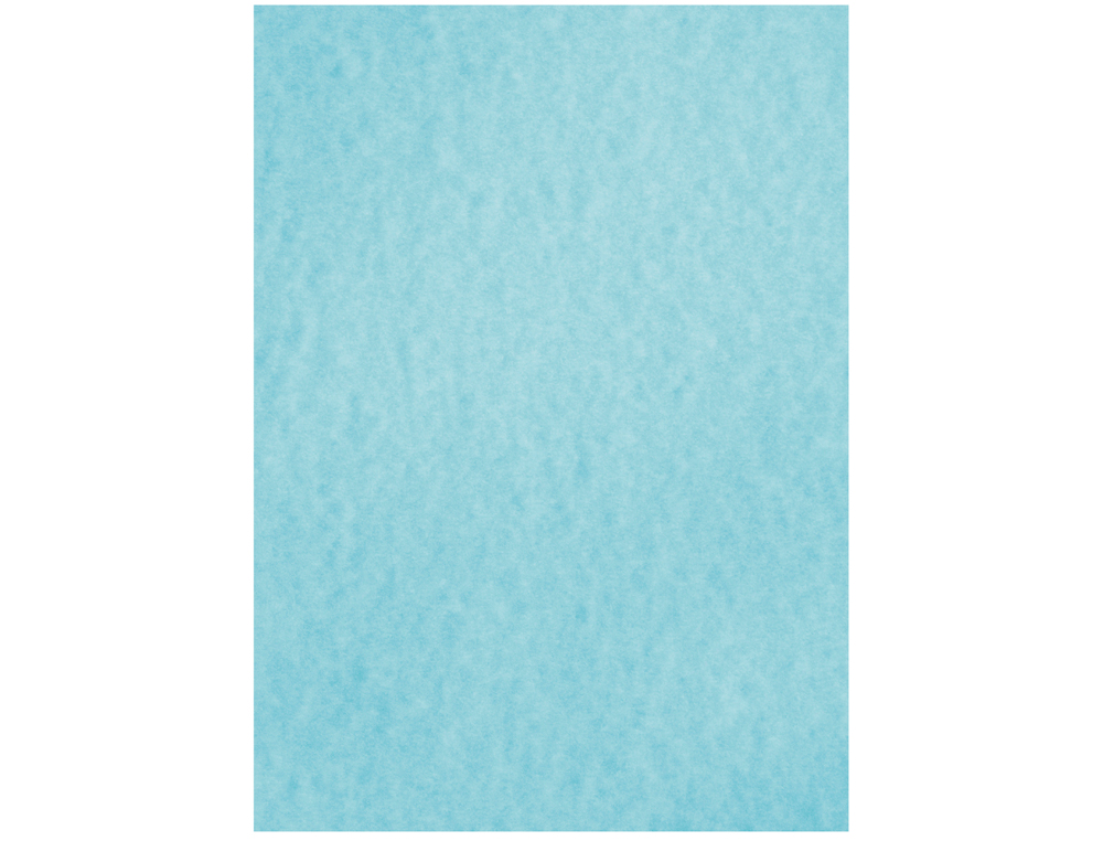 PAPEL COLOR LIDERPAPEL PERGAMINO A4 240GR AZUL PACK DE 25 HOJAS