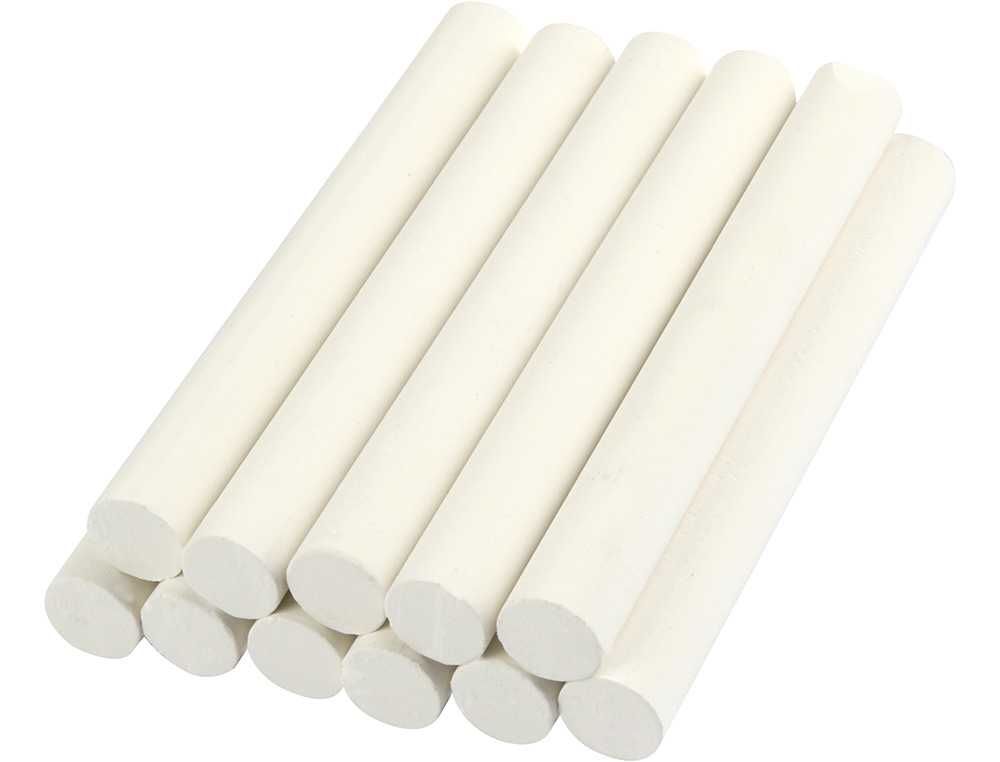 TIZA BLANCA ANTIPOLVO LIDERPAPEL CAJA DE 10 UNIDADES