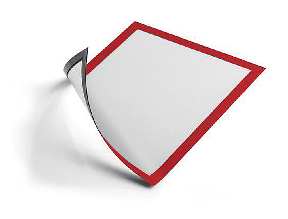 MARCO PORTA ANUNCIOS DURABLE MAGNETICO DIN A4 DORSO ADHESIVO REMOVIBLE PARA INFORMACION DE SEGURIDAD PACK 5 UNIDADES